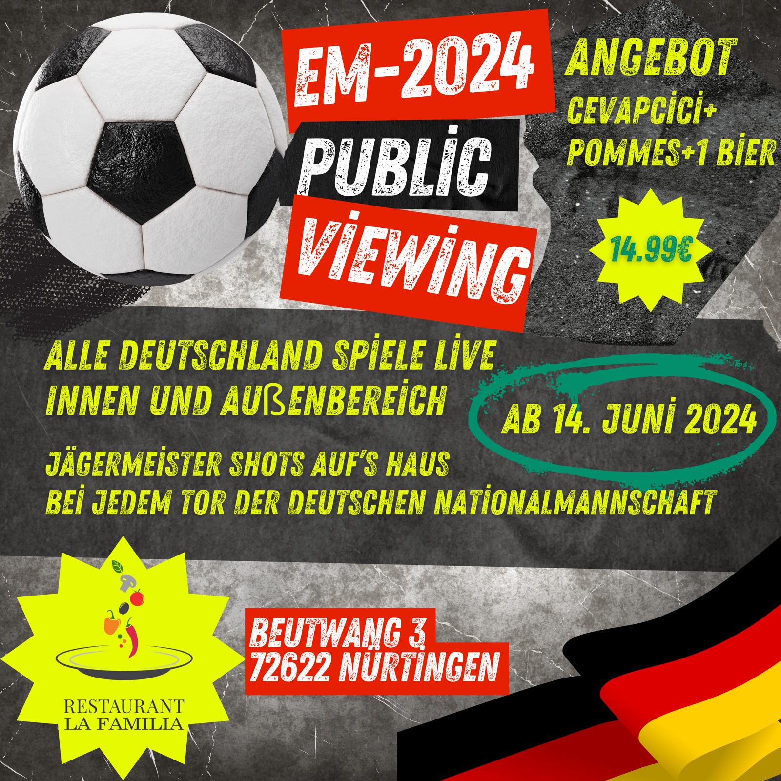 EM 2024 - Public Viewing im TBN Sportheim