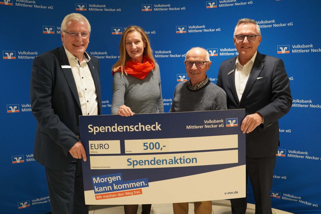 Spendenaktion „Gemeinsam mehr bewegen!“ – 150.000 Euro für die Menschen in der Region