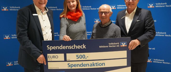 Spendenaktion „Gemeinsam mehr bewegen!“ – 150.000 Euro für die Menschen in der Region